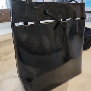 Kate Spade Glossy Black Tote